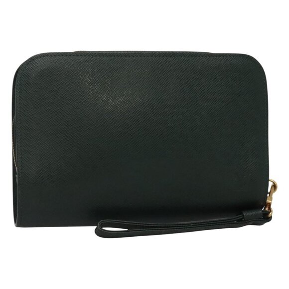 LOUIS VUITTON Taiga Baikal Clutch Bag Epicea M30184 LV Auth 116827 - Picture 1 of 16